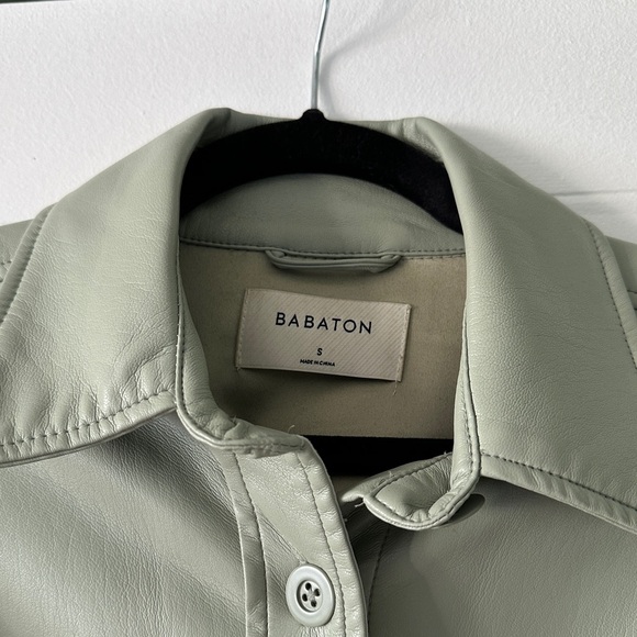 Aritzia Babaton Faux Leather Shirt Jacket - Picture 2 of 3